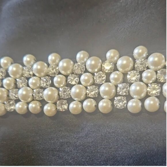 kate spade pearl crystal black mikado dress size 8 like new no tags - Picture 12 of 15